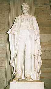 statue of Abraham Lincoln by Vinnie Ream