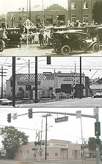 Olive Garage building: 1917, 1969, 2004