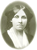Louisa May Alcott at 25 years of age