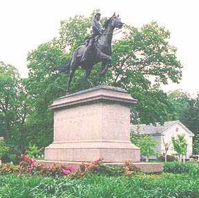 Kearny's equestrian statue at Arlington