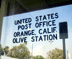 Olive Station post office sign, 2009