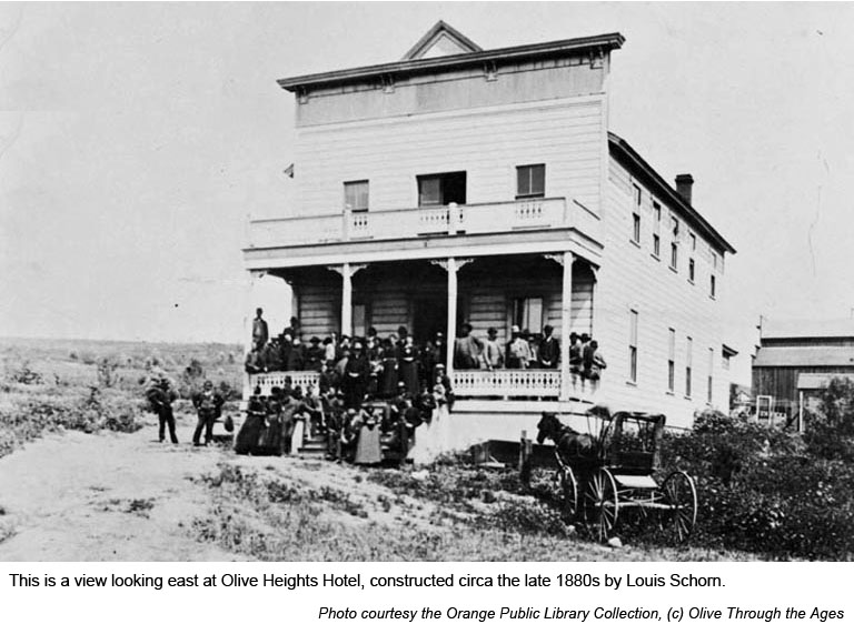 Olive Heights Hotel, circa 1888