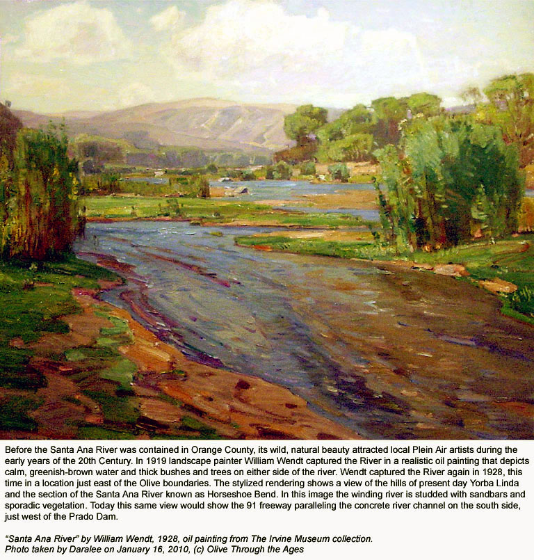 Santa Ana River, William Wendt, 1928