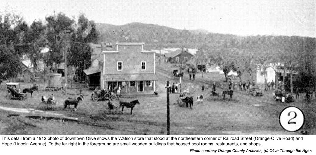 Downtown Olive, 1912