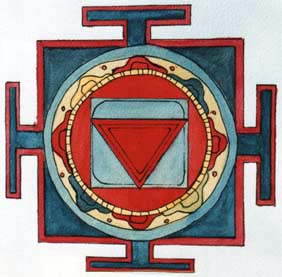 Yantra painting by Richard E. Lee
